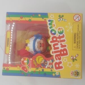 NIB Twink on sled Rainbow Brite Cheebee 40th‎ Anniversary Holiday Winter series